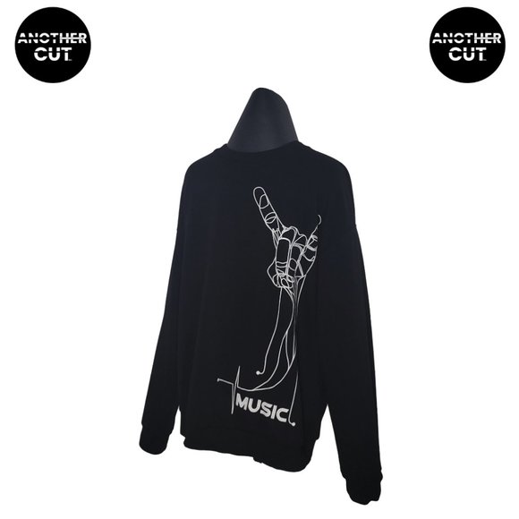 BLACK MUSIC SWEATSHIRT - Picture 3 of 3